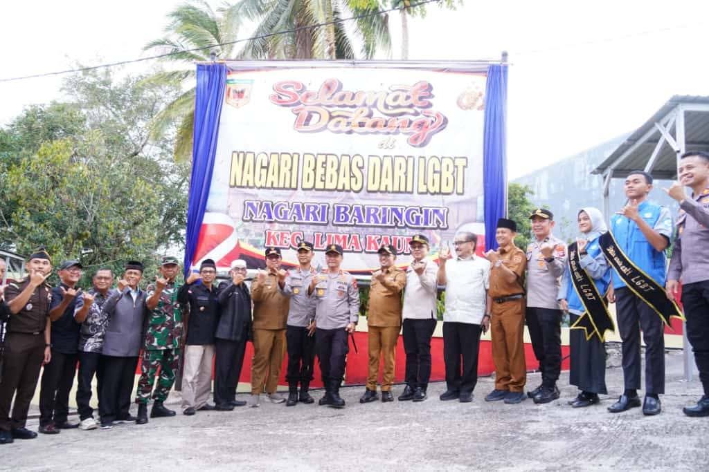 Nagari Baringin Kecamatan Lima Kaum Dicanangkan Sebagai Nagari Bebas LGBT Oleh Kapolda Sumbar