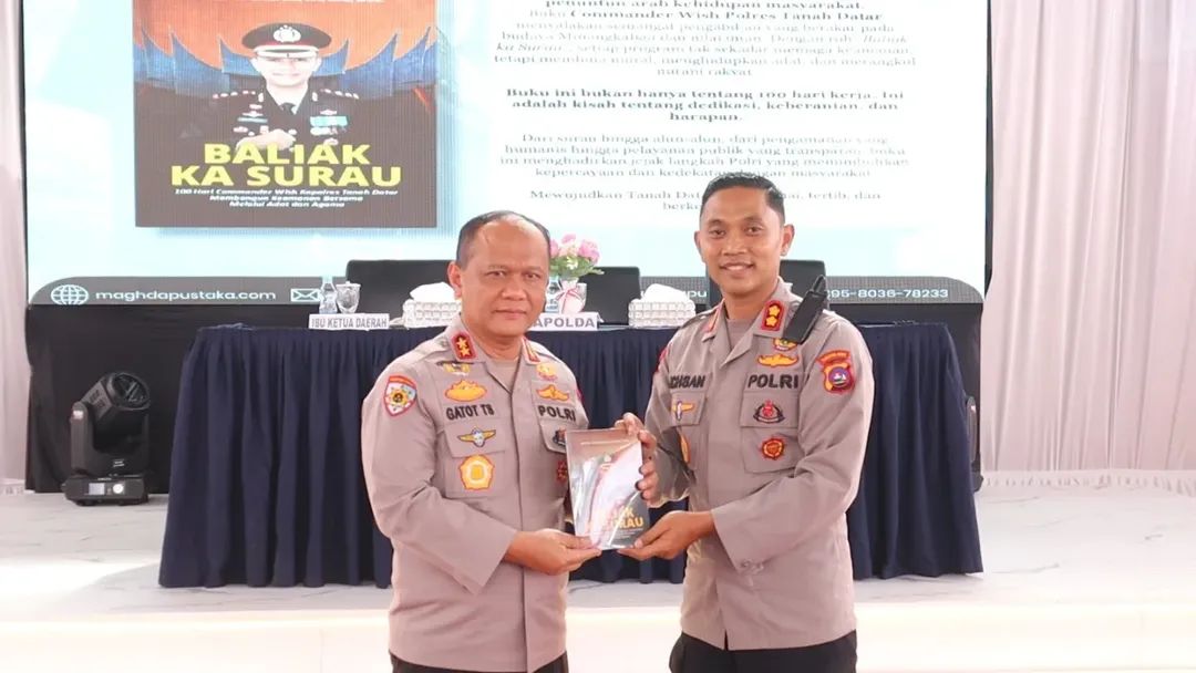 Kapolda Sumbar Puji Program  Commander Wish 100 Hari Kerja Kapolres Tanah Datar