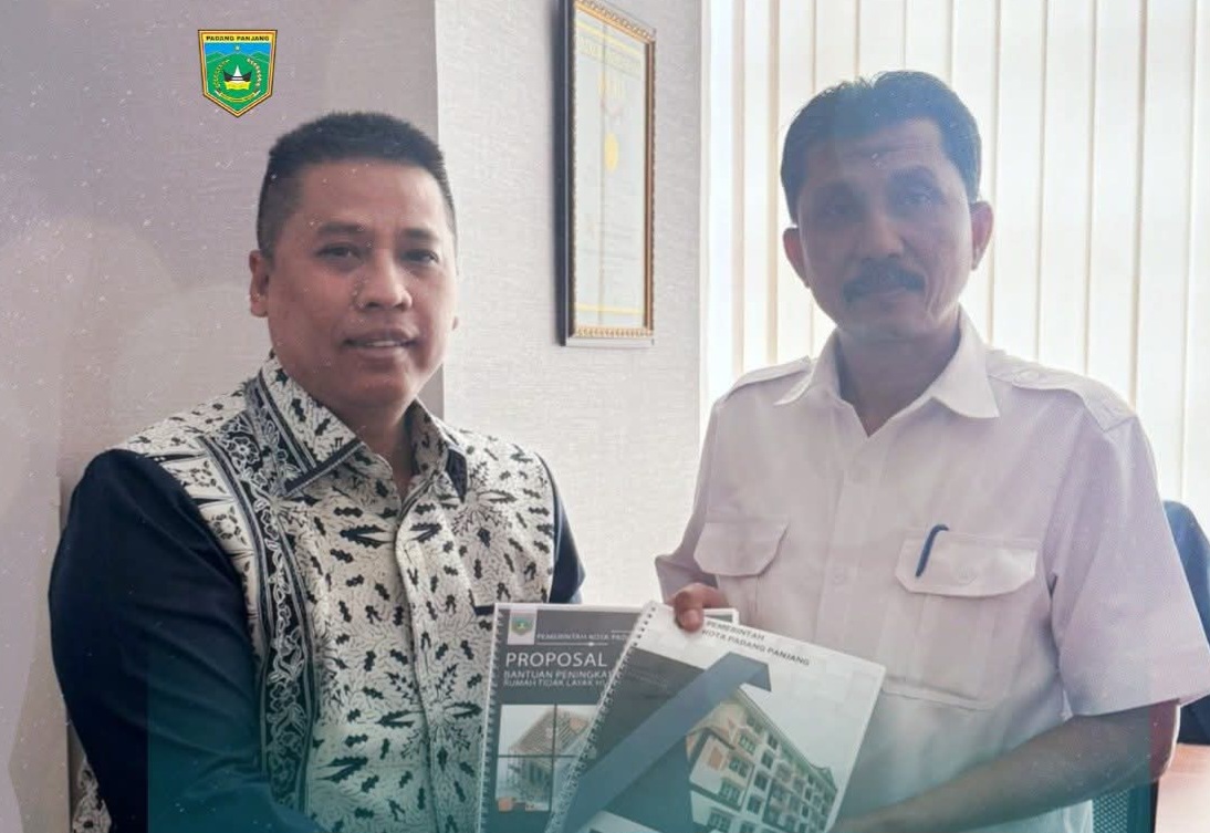 Wali Kota Padang Panjang Usulkan  Rusunawa Dan Perbaikan 1.388 RTLH Ke Kementerian Perumahan dan Kawasan Permukiman