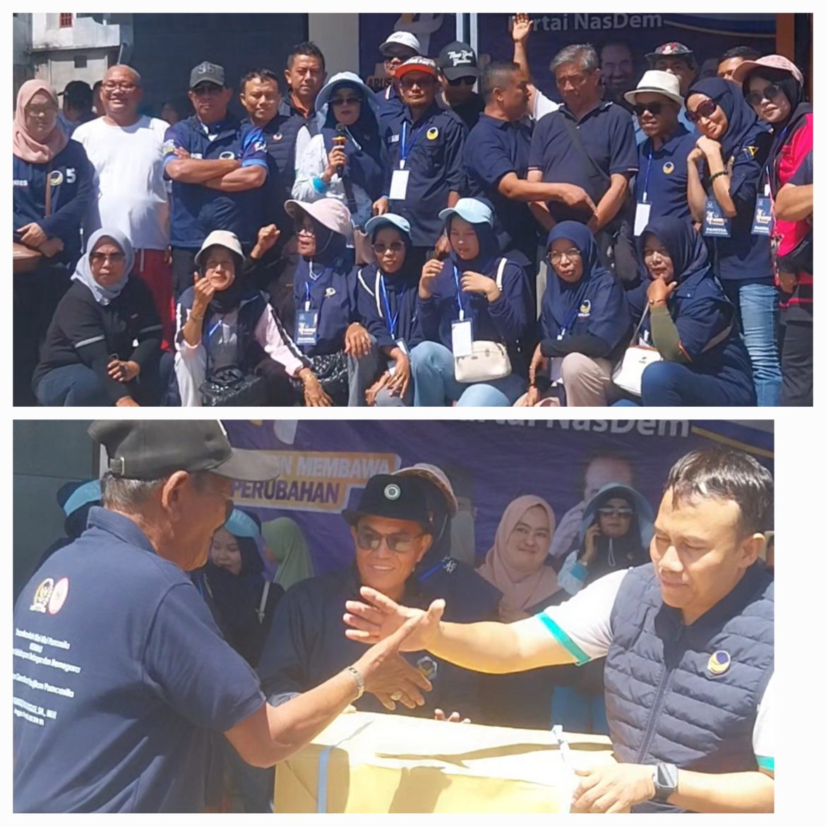 Pulang Bawa Kulkas! Wartawan Zulherman Beruntung di Jalan Sehat NasDem Tanah Datar