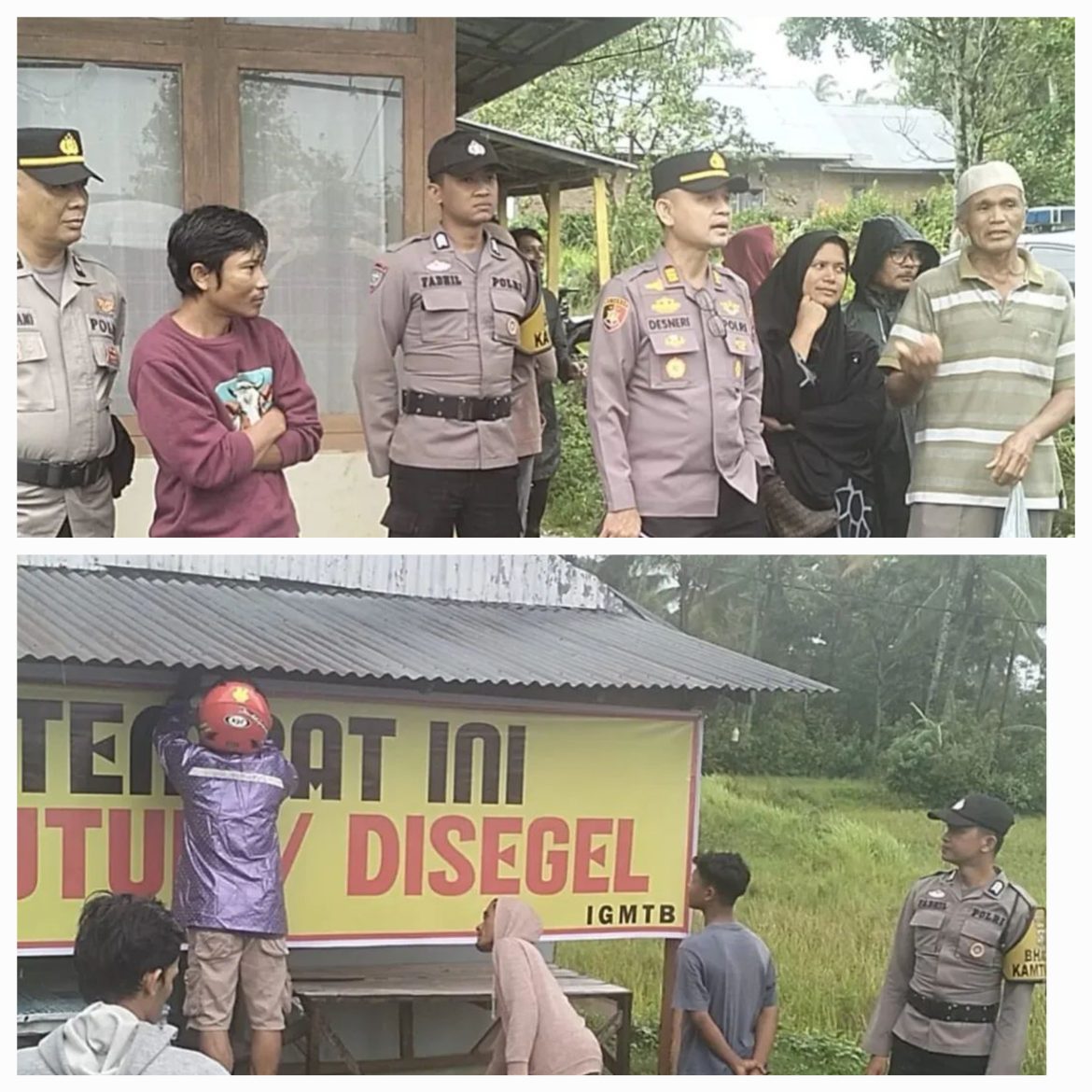 Viral Di Media Sosial, Polsek Lima Kaum Tutup Warung Saluang  di Tabek Boto Jorong Baringin