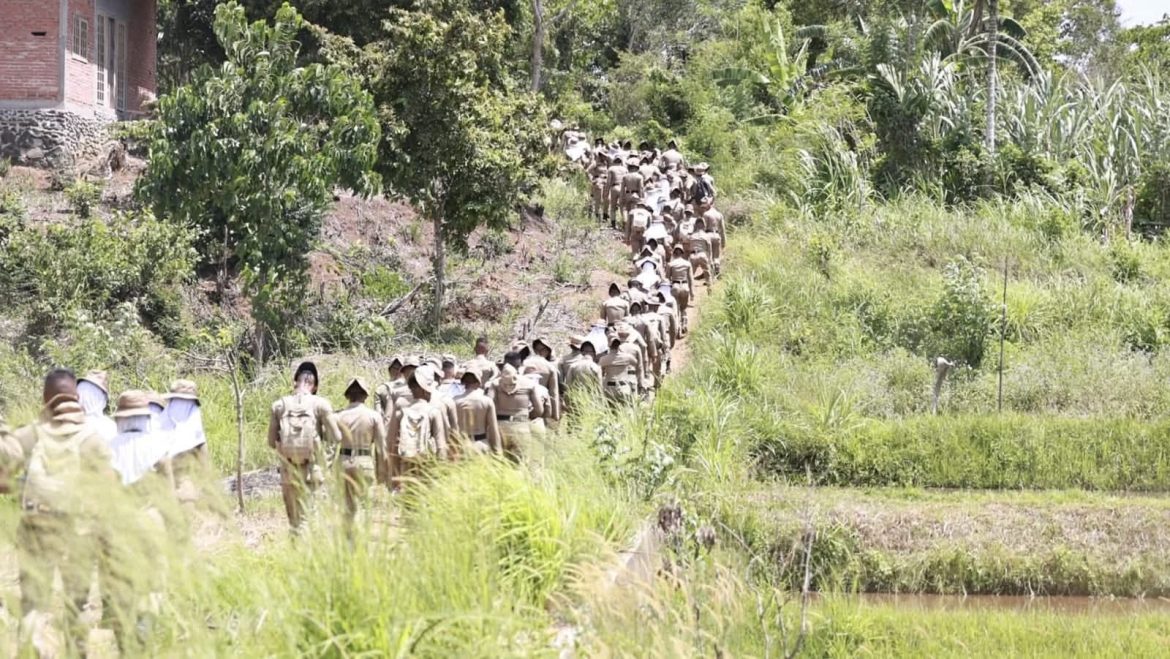 142 Praja IPDN Sumbar  Gelar Jalan Juang  Dari Baso Ke Bumi  Perkemahan Pagaruyung