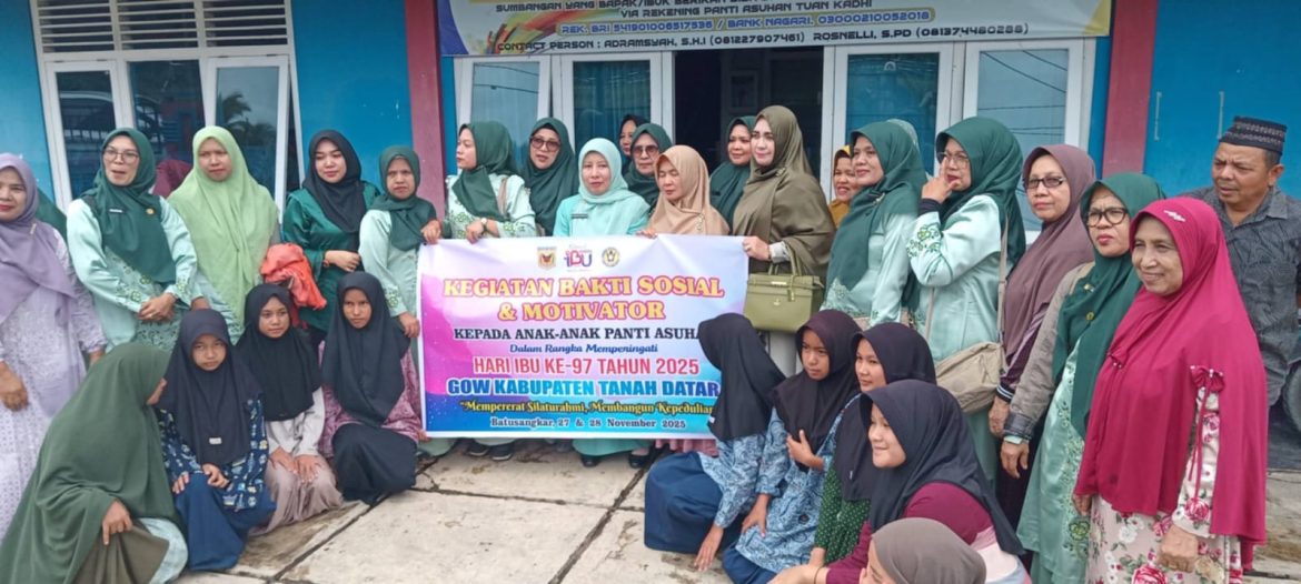 GOW Tanah Datar Tebar Kepedulian di Panti Asuhan Tuan Kadhi Padang Ganting