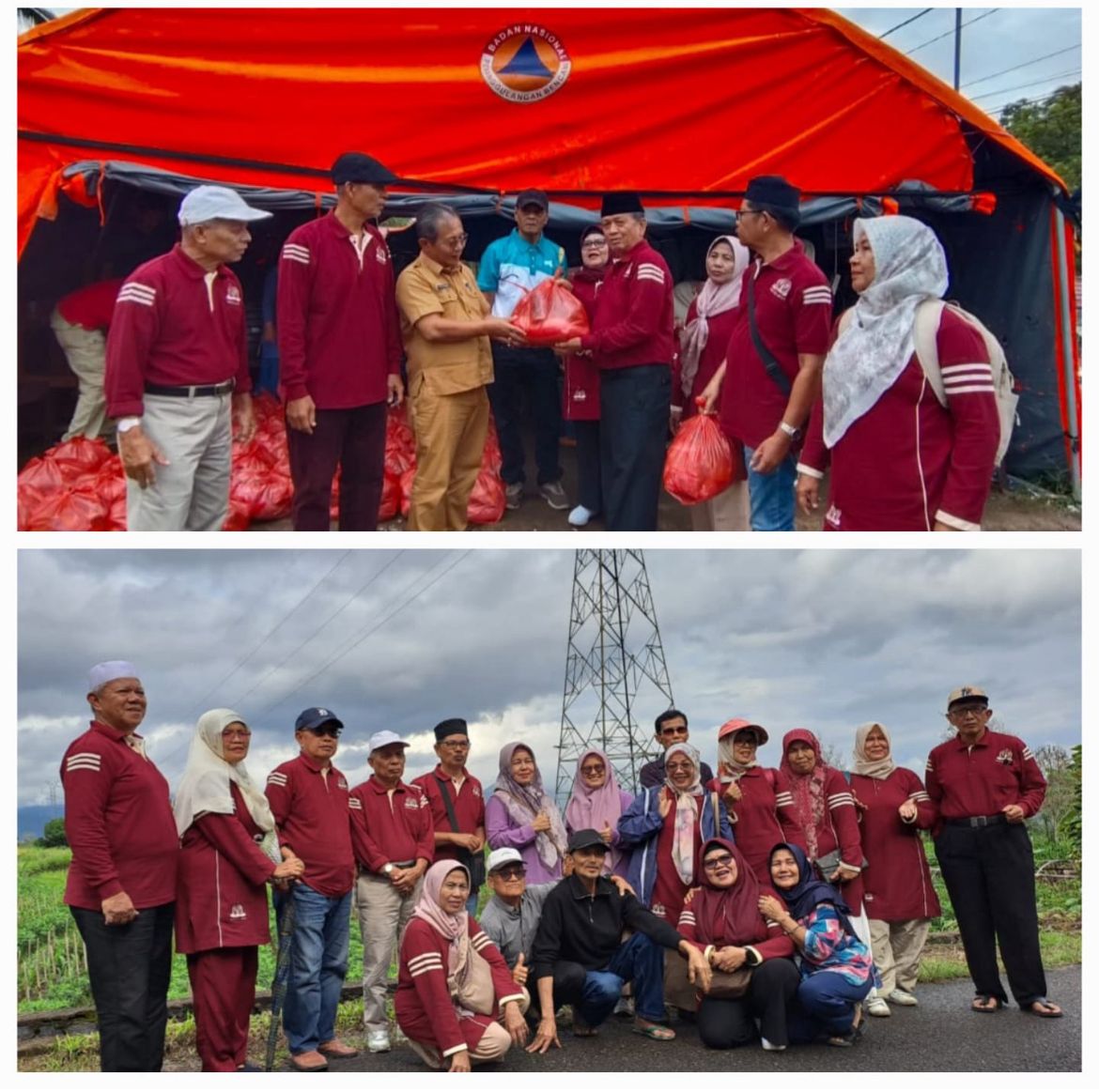 Bantuan Sembako PPKTD Luhak Nan Tuo Hadir untuk Masyarakat Terdampak Bencana Alam