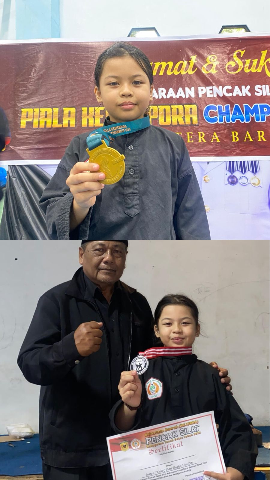 Atlet Taduang Bangkeh Batipuh dari SDN Batang Gadih Sabet Medali Emas Kejuaraan Kemenpora