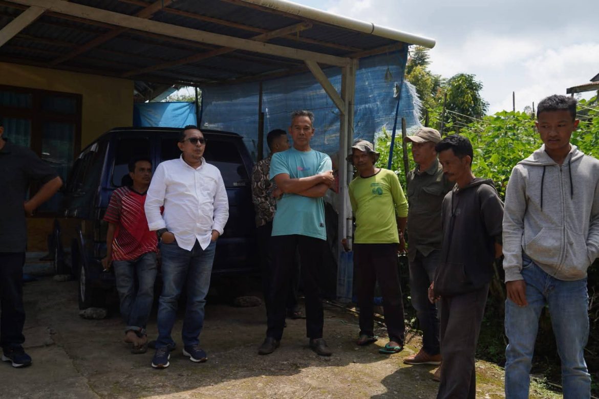 Dikerjakan Bulan Maret, Bupati Tanah Datar Tinjau Jalan Usaha Tani Bayua Nagari Tanjung Alam