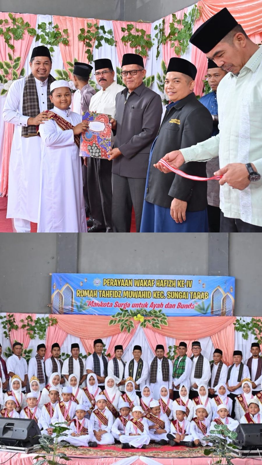 Momen Haru 31 Peserta Waqaf Tahfiz Muwahid, Dimeriahkan Tilawah Juara MTQ Provinsi