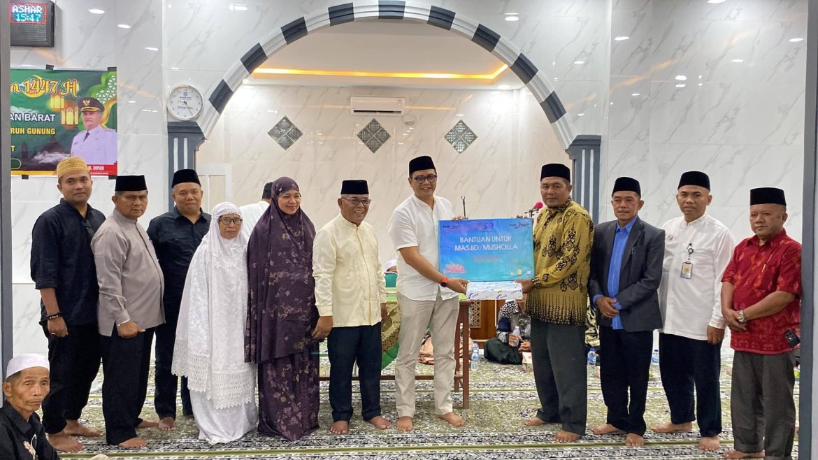 Bupati Pasaman Barat Safari Ramadan di Baruh Gunung Nagari Seberang Kenaikan Kecamatan Gunung Tuleh