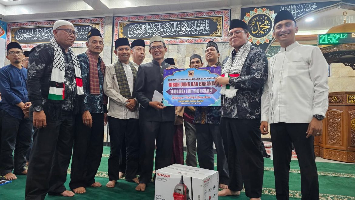 Wakil Bupati Tanah Datar Apresiasi Inovasi Pengurus  Masjid Lillah Jorong Subarang Nagari Batipuh Ateh