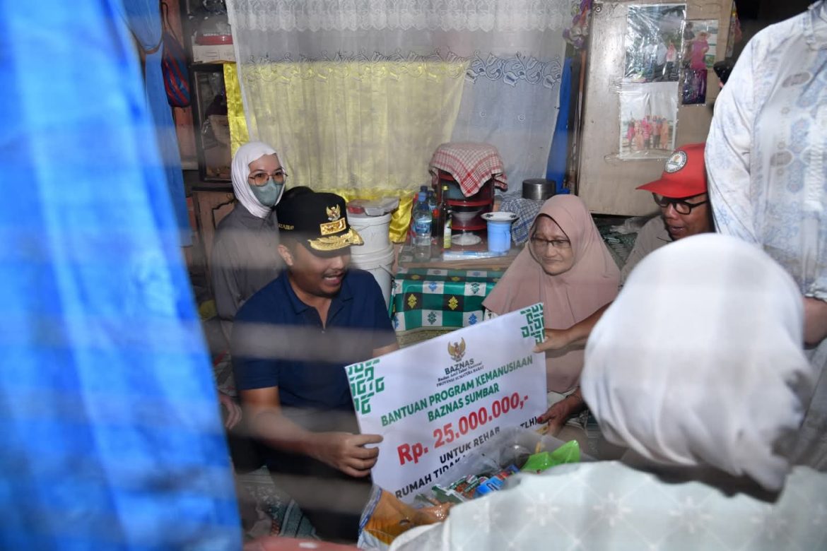 Sutrismi Warga Kelurahan Saringan  Sawahlunto Peroleh Bantuan Bedah Rumah Hasil Kolaborasi Pemprov Sumbar Dengan Baznas
