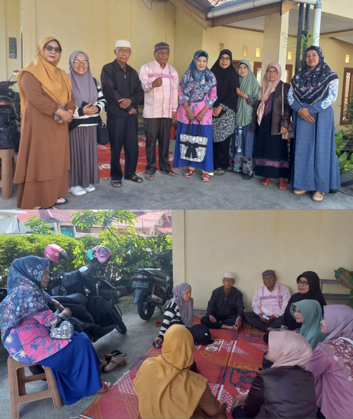 Ibuk Nurlaili Haru Terima Donasi dari Anggota Juang KencanaTanah Datar