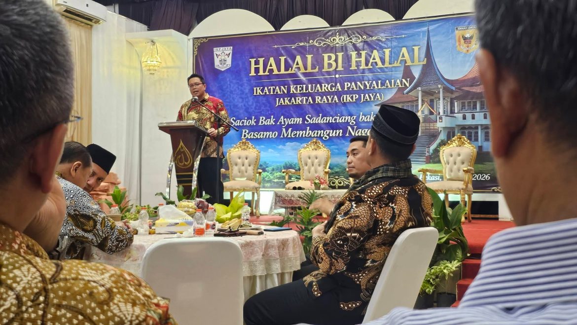 Wakil Bupati Tanah Datar Hadiri Halal Bihalal Ikatan Perantau Panyalaian Jakarta dan Sekitarnya (IKP Jaya) di Graha Multi Guna Bintara Bekasi, Ini Harapannya