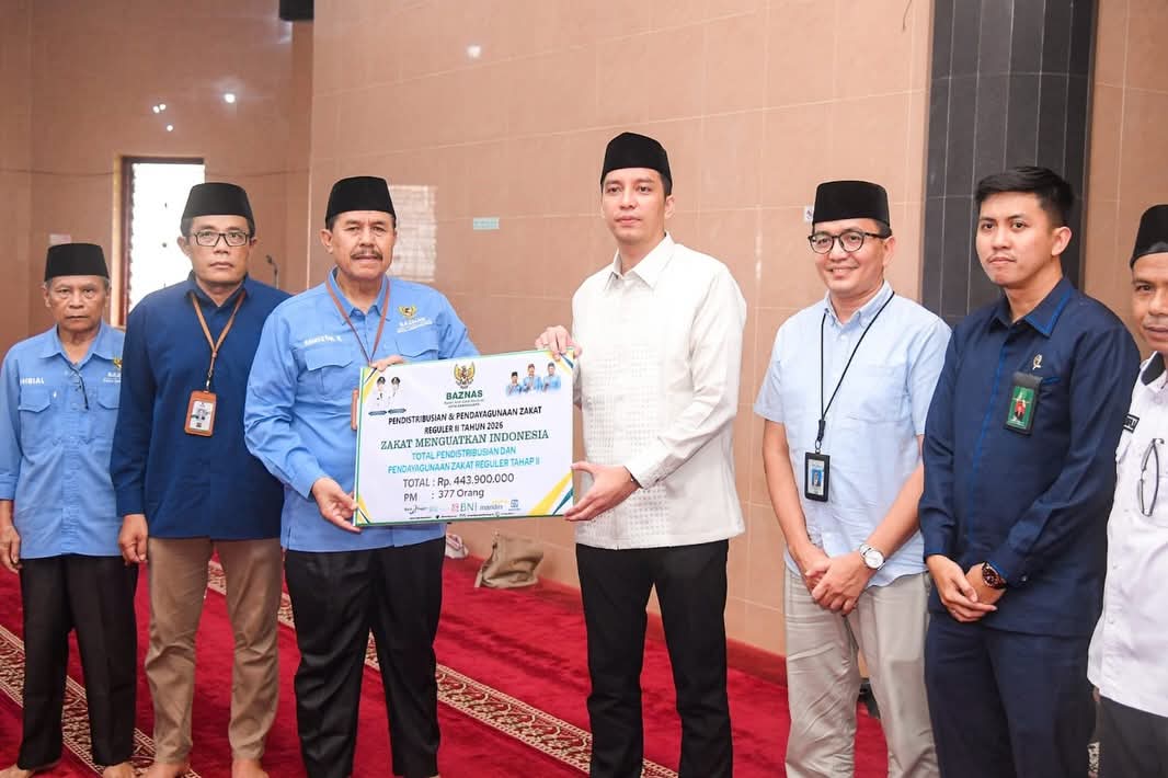 Dihadiri Walikota, Baznas Sawahlunto Salurkan Bantuan sebesar Rp 443 juta