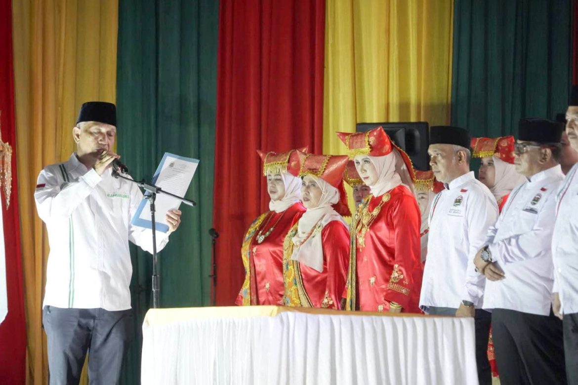 Wakil Bupati Tanah Datar Hadiri Pelantikan Pengurus IKAPABASKO Provinsi Bengkulu