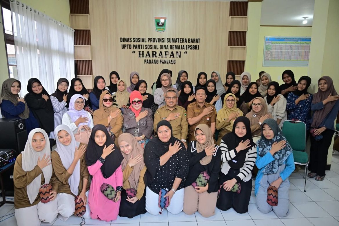Sekdaprov Sumbar kunjungi Anak-Anak Binaan UPTD Panti Sosial Bina Remaja (PSBR) “Harapan” Padang Panjang