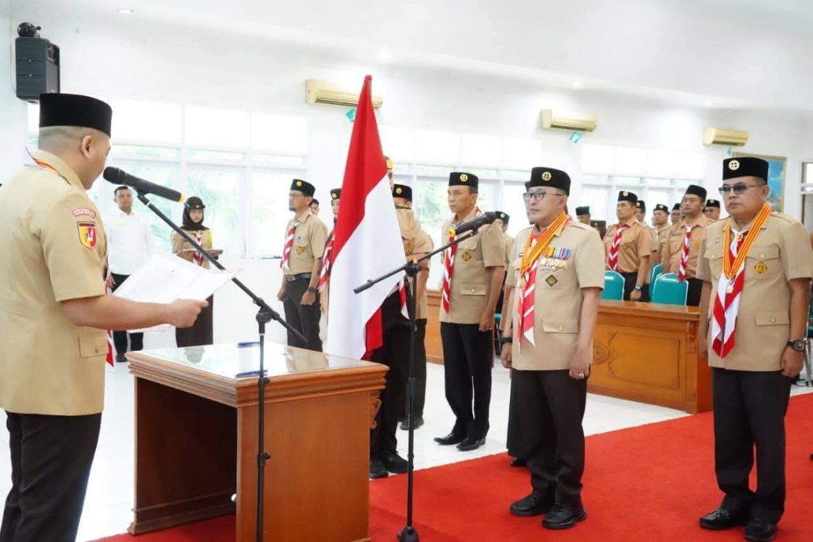 Ketua Kwartir Daerah 03 Sumbar Lantik Ketua Majelis Pembimbing Cabang Gerakan Pramuka Kabupaten Tanah Datar