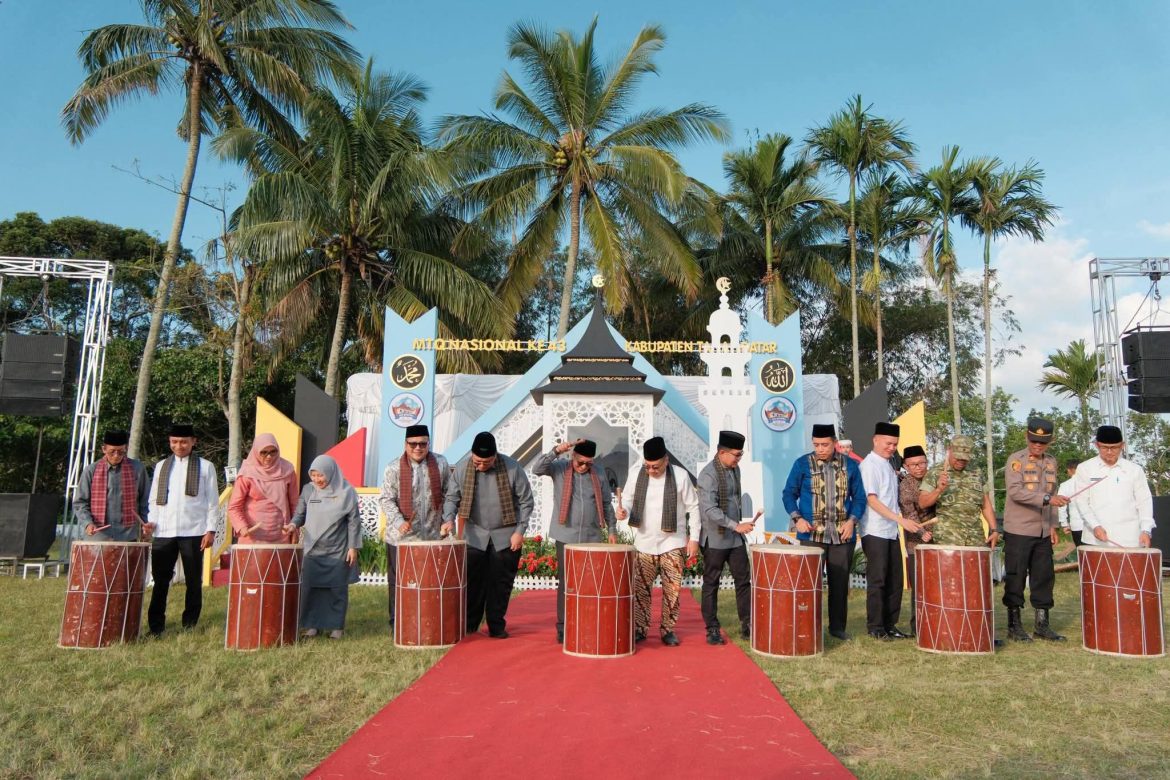 MTQ Kabupaten Tanah Datar Dibuka, Bupati Sampaikan Kekecewaan Pada Dewan Hakim MTQ Sumbar Yang Tidak Transparan