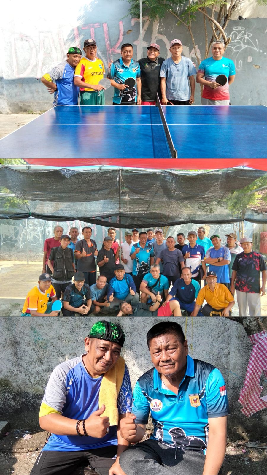 PTM Cindua Mato Batusangkar Meriahkan Turnamen Tenis Meja di PTM Gopim Pamulang