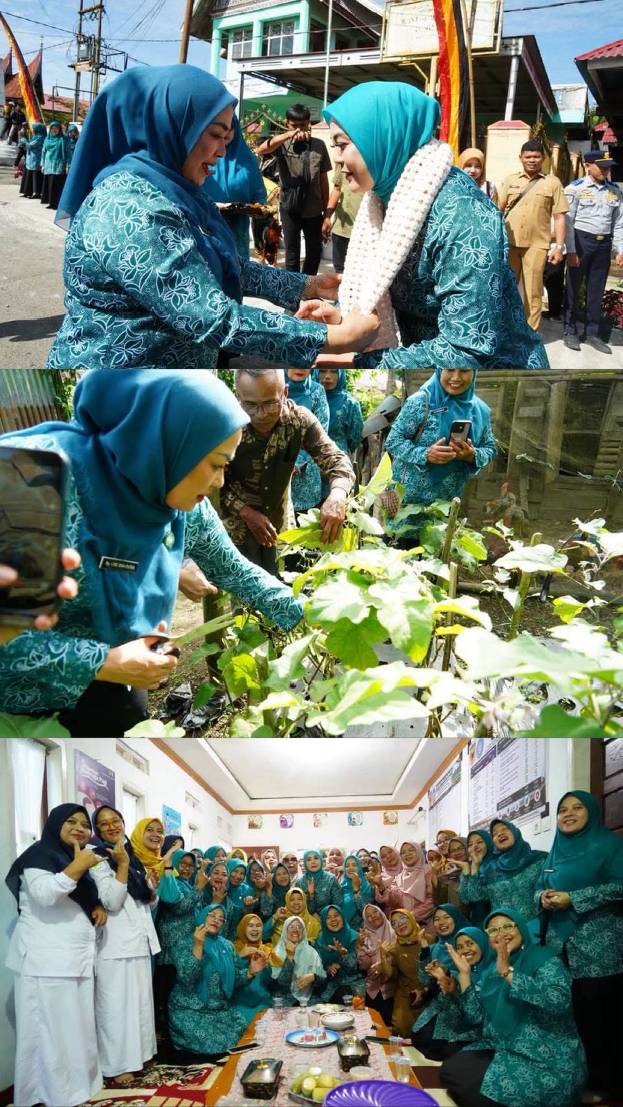 Nagari Paninjauan Kecamatan X Koto Dinilai Tim PKK Sumbar