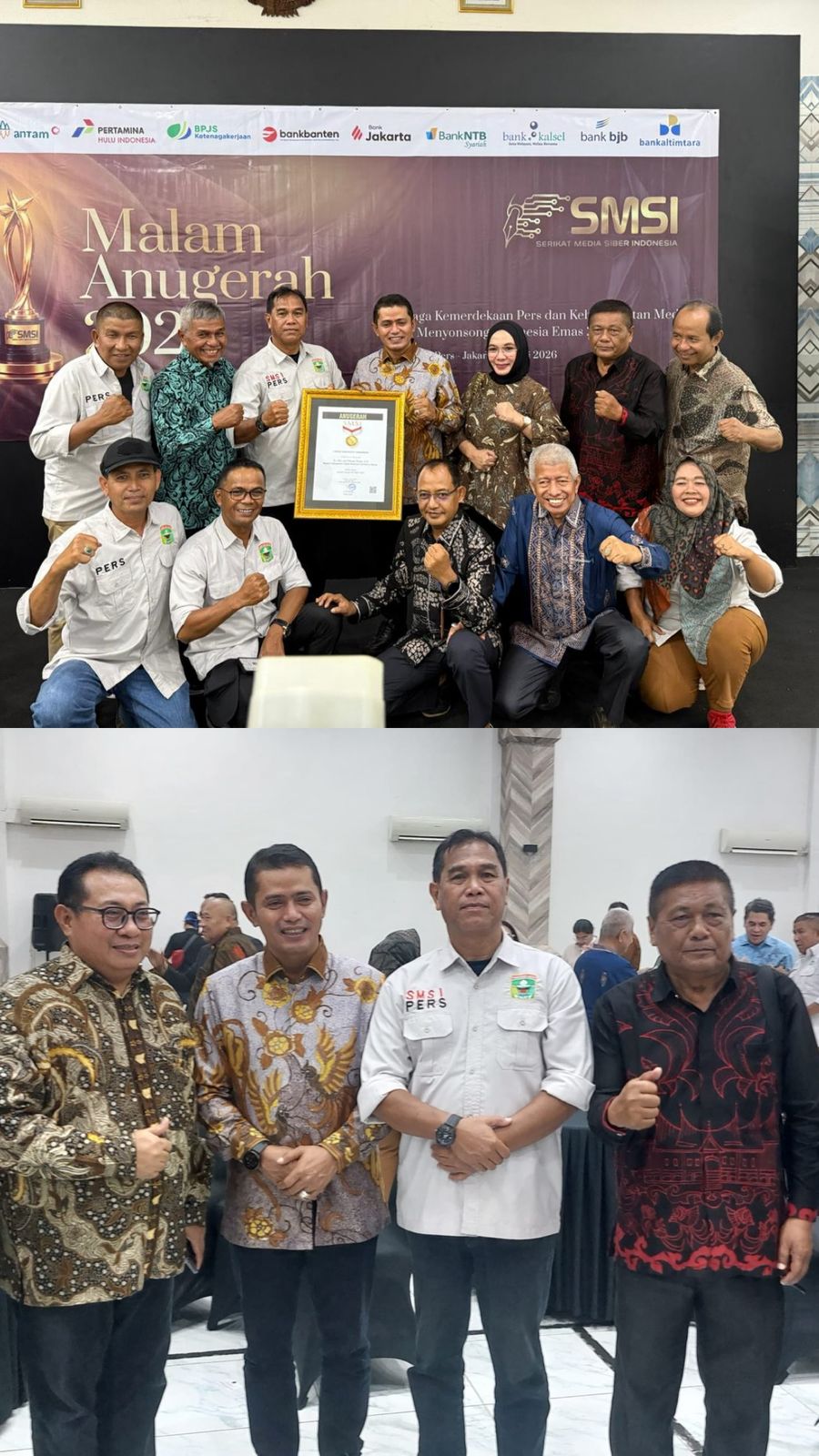Prestasi Nasional, Bupati Solok Terima Penghargaan Tokoh Inspiratif dari SMSI