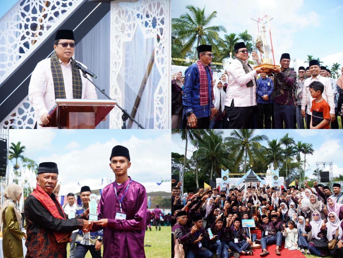 Ditutup Wakil Bupati, Lintau Buo Utara Juara Umum MTQ Nasional ke-43  Kabupaten Tanah Datar