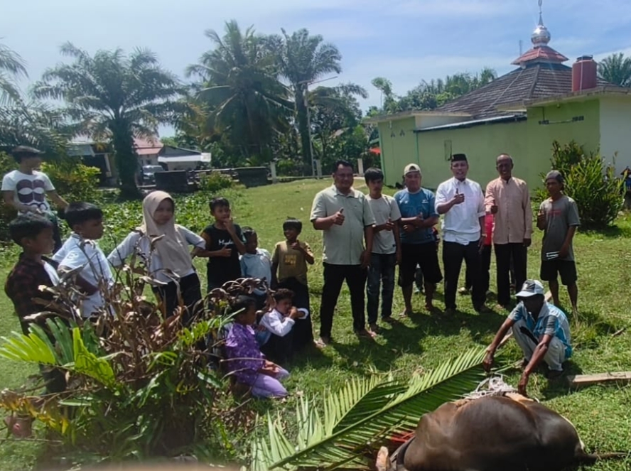 Astri Asgani: Indo Jalito Peduli Kembali Salurkan 12 Ekor Sapi Kurban untuk Masyarakat Sumbar
