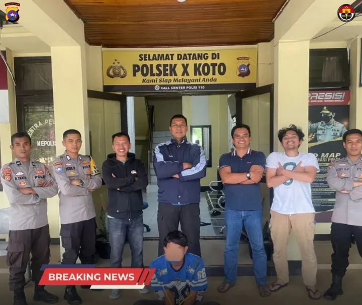 Curi Sepeda Motor Di Nagari Pandai Sikek, Karyawan Swasta Di Bukittinggi Ditangkap Tim Polsek X Koto