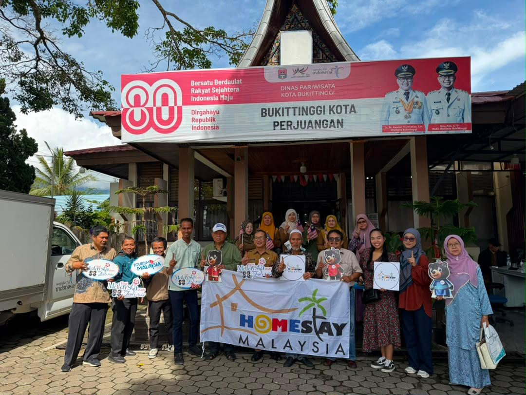 Asosiasi Homestay Malaysia Silaturahmi ke Disparpora Bukittinggi, Bahas Kolaborasi Wisata Lintas Negara