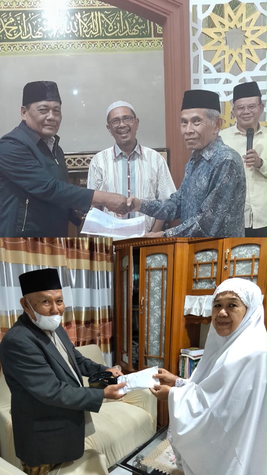 Akhiri Masa Jabatan, Mustafa Akmal Datuk Sidi Ali Serahkan Kas Mushala Rp 50.095.505 Kepada Pengurus Baru