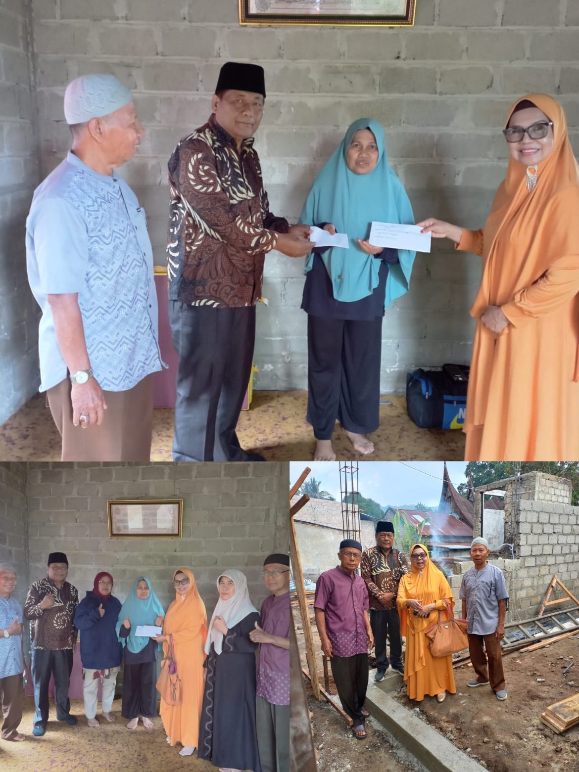 Juang Kencana Sumbar dan Tanah Datar Bersinergi Bantu Korban Kebakaran Pensiunan BKKBN