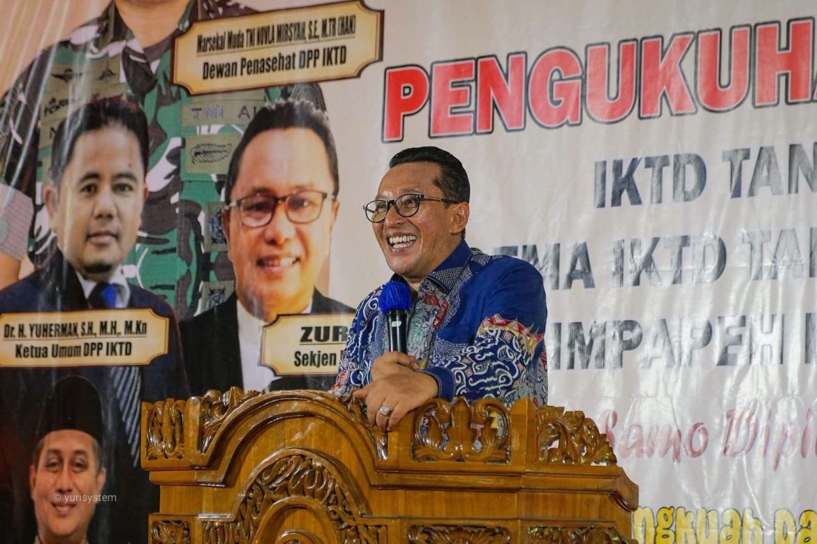 Bupati Tanah Datar  Hadiri Pengukuhan Pengurus IKTD Kota Tanjung Pinang