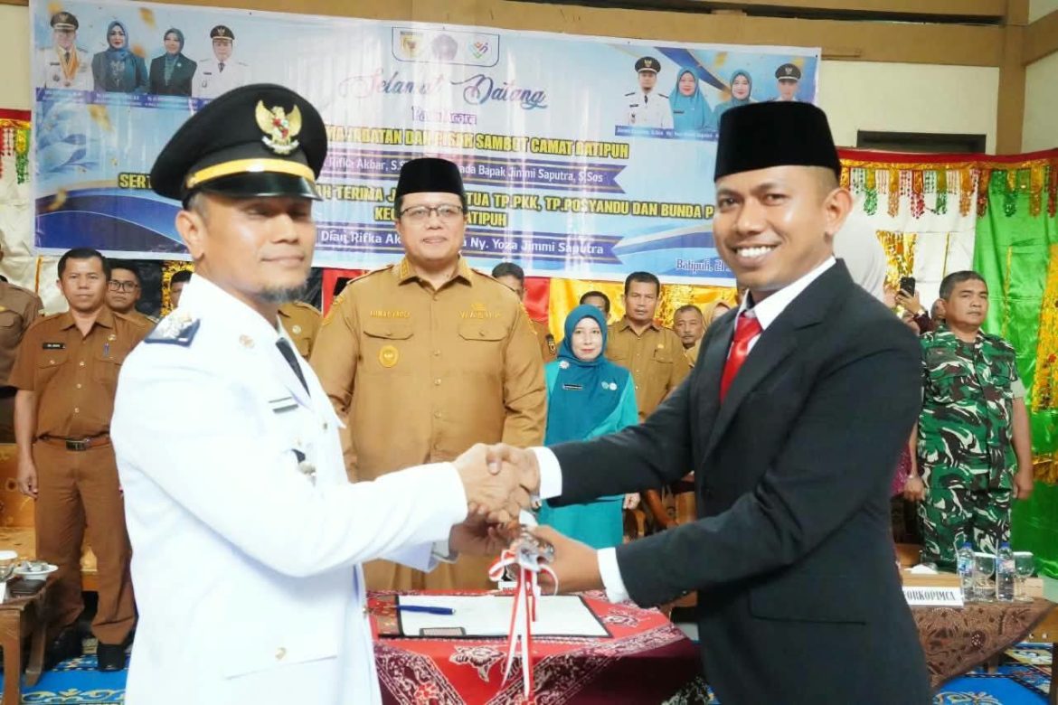 Jimmi Saputra Jadi Camat Batipuh,Ini Pesan Wakil Bupati Tanah Datar