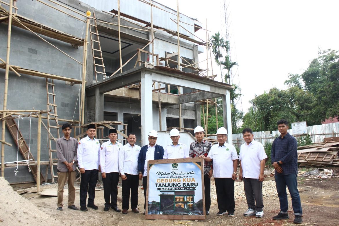 Ditinjau Kanwil Kemenag Sumbar, Kantor KUA  Kecamatan Tanjung Baru Dibangun Di Nagari Barulak