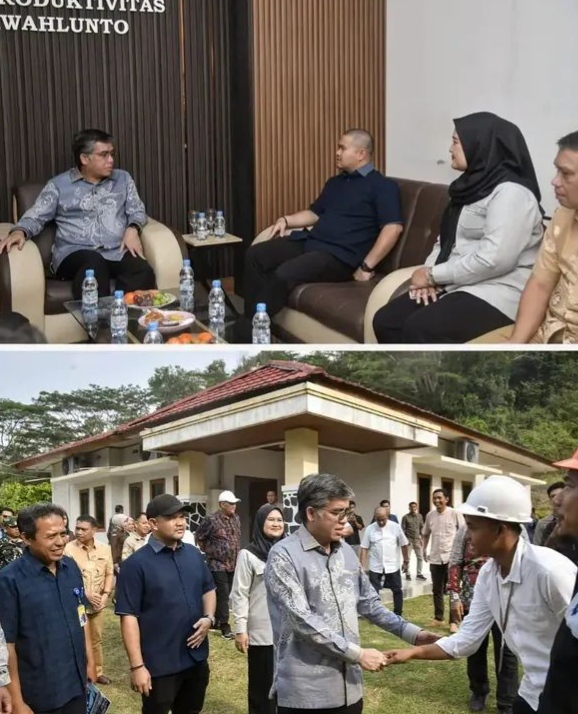 Menteri Tenaga Kerja RI  Tinjau Pelatihan Vokasi dan Produktivitas (Satpel PVP) Sawahlunto