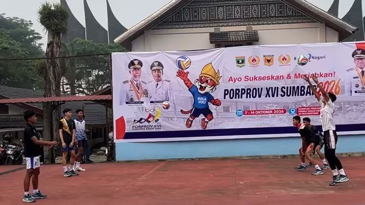 Ayo Saksikan, Mulai Rabu Ini, Sejumlah Atlet Voli Kabupaten/Kota Porprov Sumbar Akan Bertanding