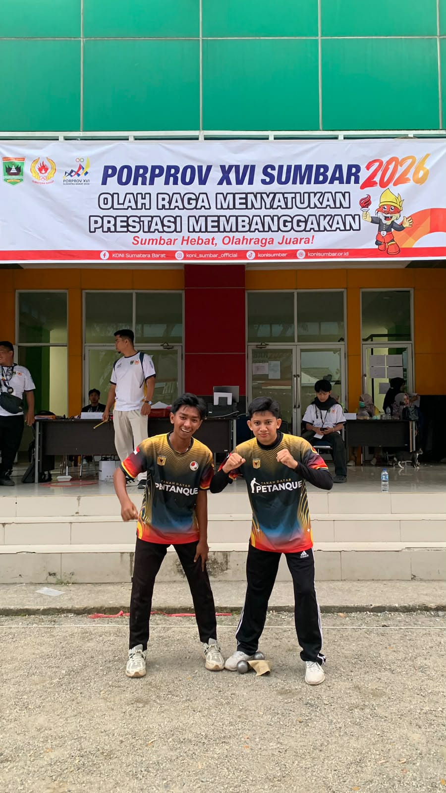 Duet Sepria Wahyu Hidayat dan Muhammad Nedhifa Althaf Rebut Emas untuk Tanah Datar