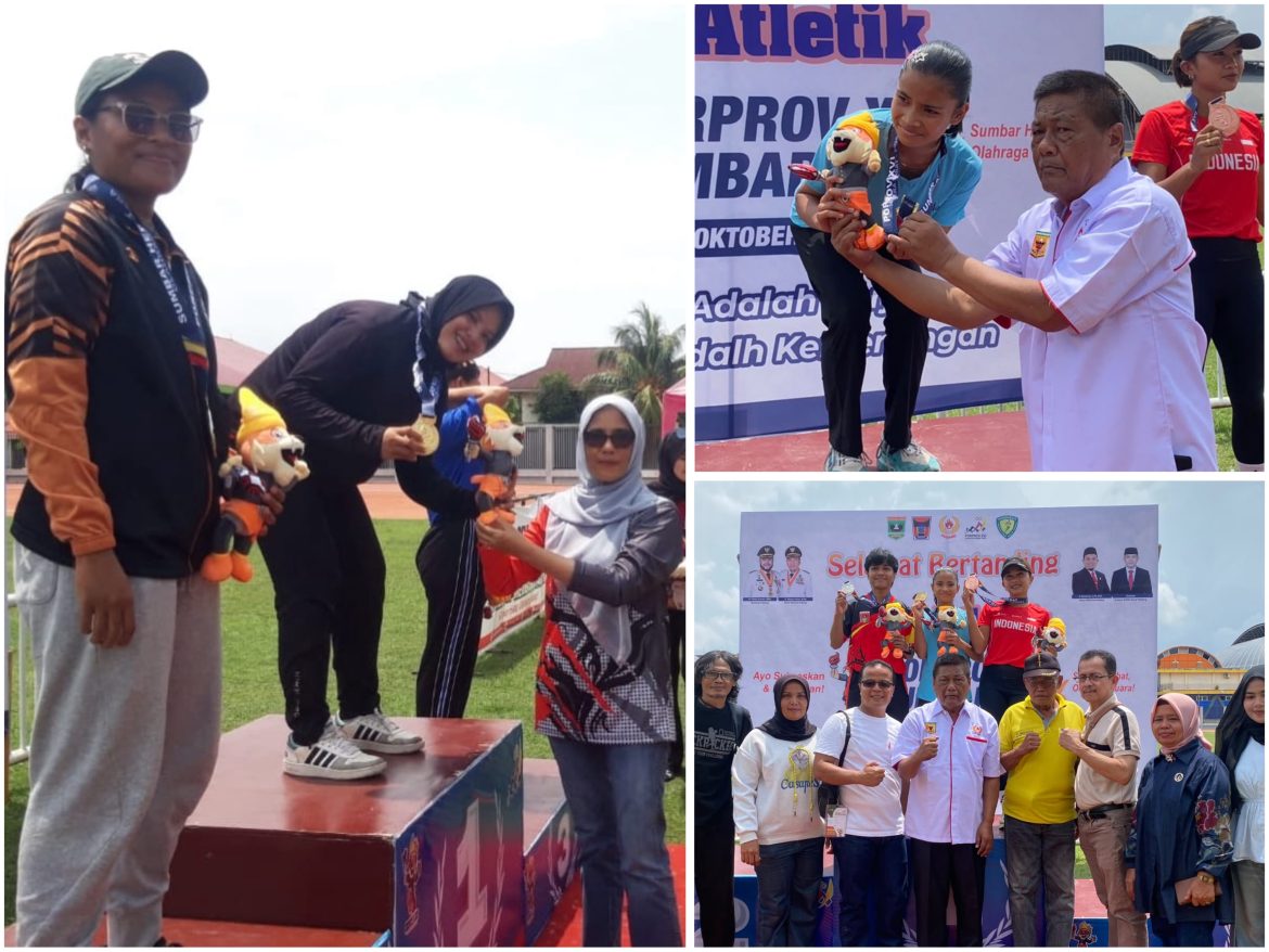 Atletik Tanah Datar Tambah Dua Emas di Porprov Sumbar, Anggun Puteri Arafah Kembali Bersinar