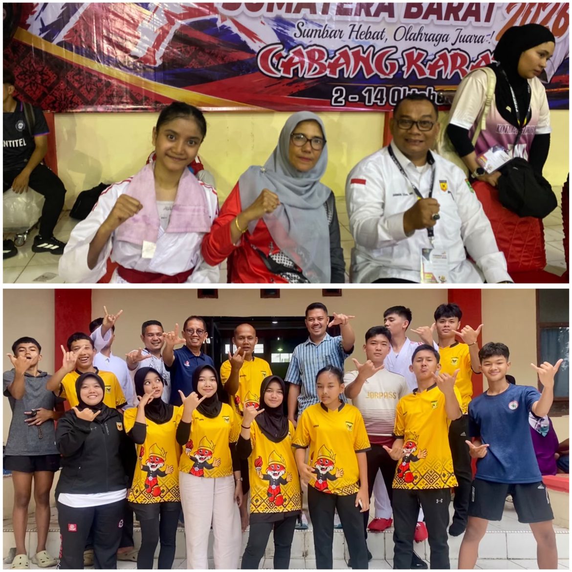 Karate Tanah Datar Raih 10 Medali di Porprov Sumbar, Kamrita Apresiasi Perjuangan Atlet