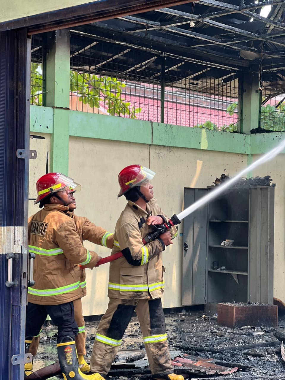 Workshop Mesin SMK 1 Lintau Buo Ludes Terbakar, Kerugian Ditaksir Rp144 Juta